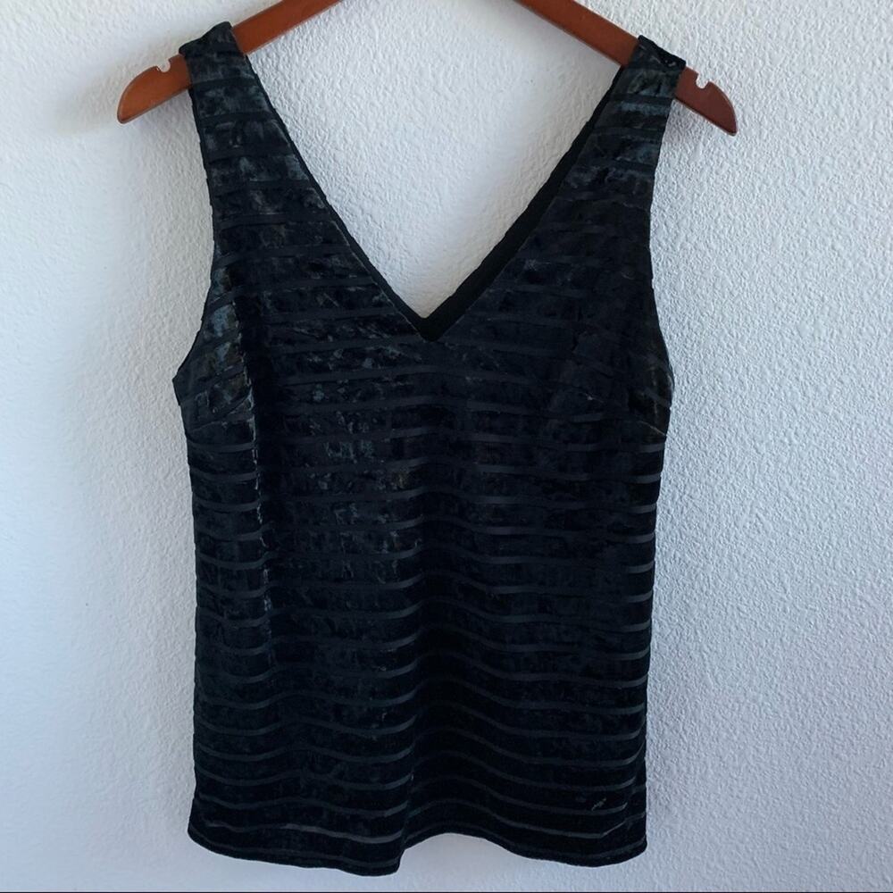 Chelsea28 Velour Black Tank XS